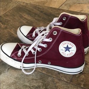 High top Converse Red